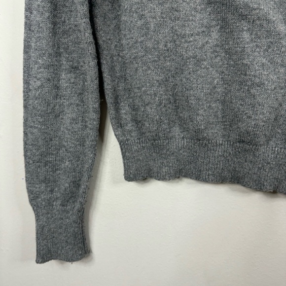 BRANDY MELVILLE Cassia Turtleneck Cowl Sweater Gray Size OS Small Wool Blend - Picture 4 of 9